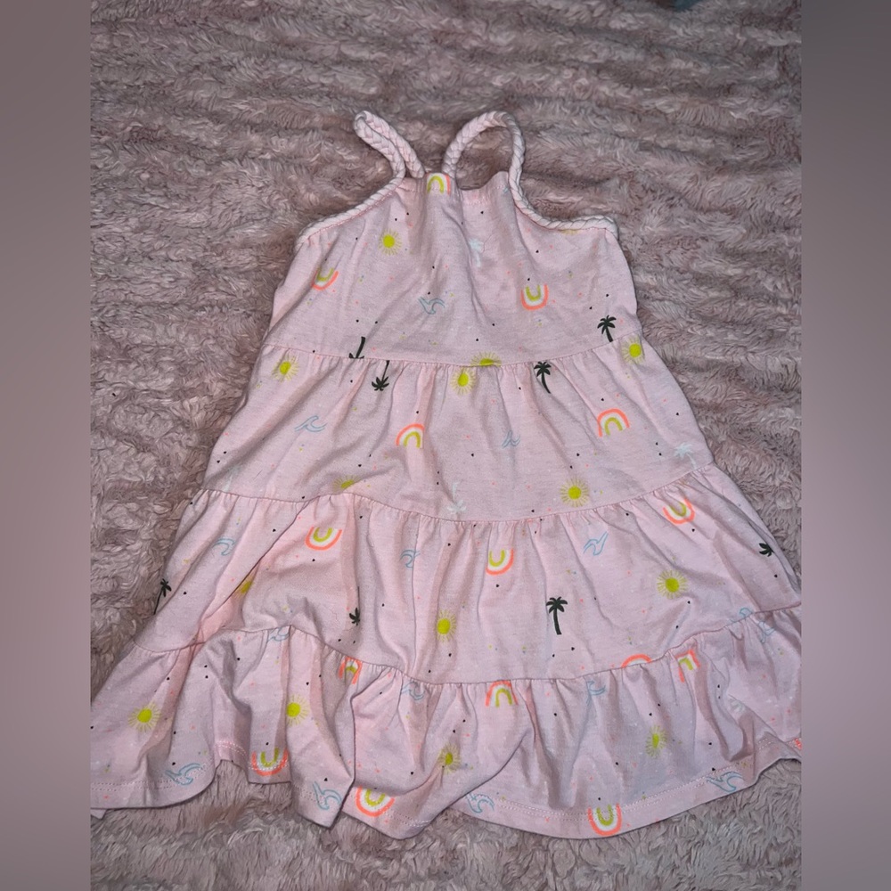 Wonder nation pink sun dress 2T never worn